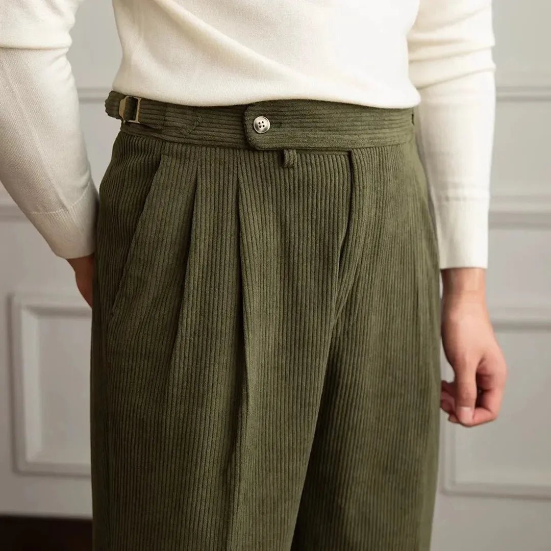 Radcliffe High-Waisted Corduroy Trousers