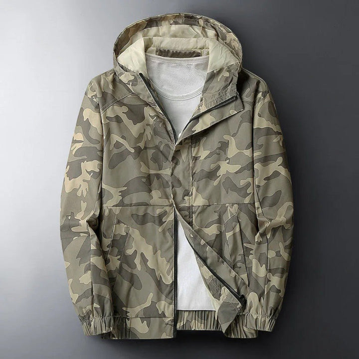 Ranger Camo Hooded Windbreaker