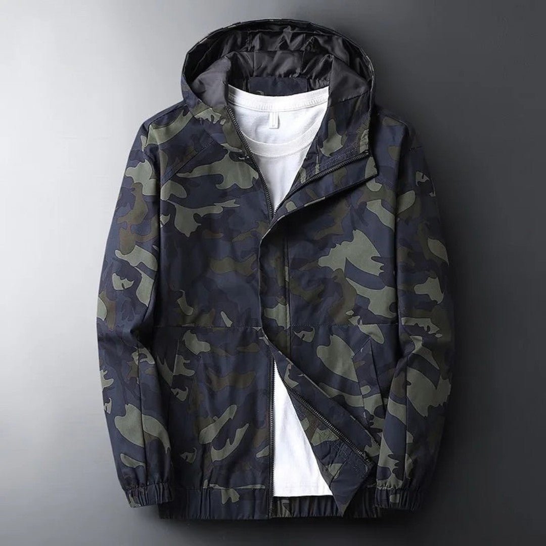 Ranger Camo Hooded Windbreaker