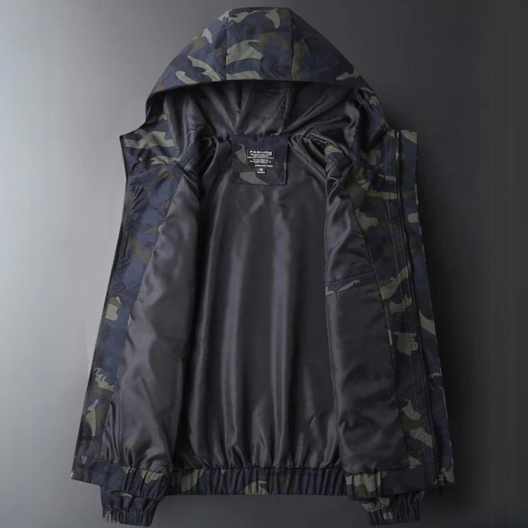Ranger Camo Hooded Windbreaker