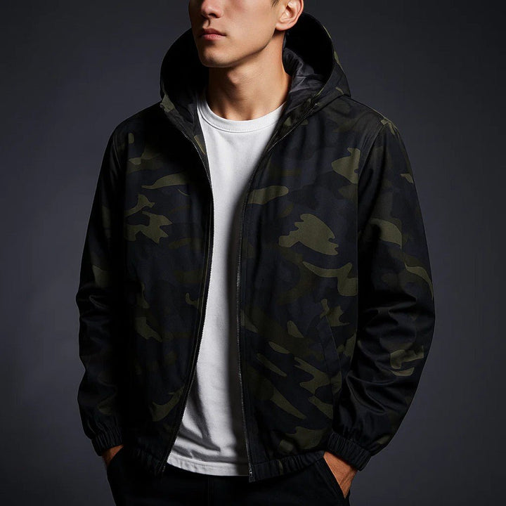 Ranger Camo Hooded Windbreaker