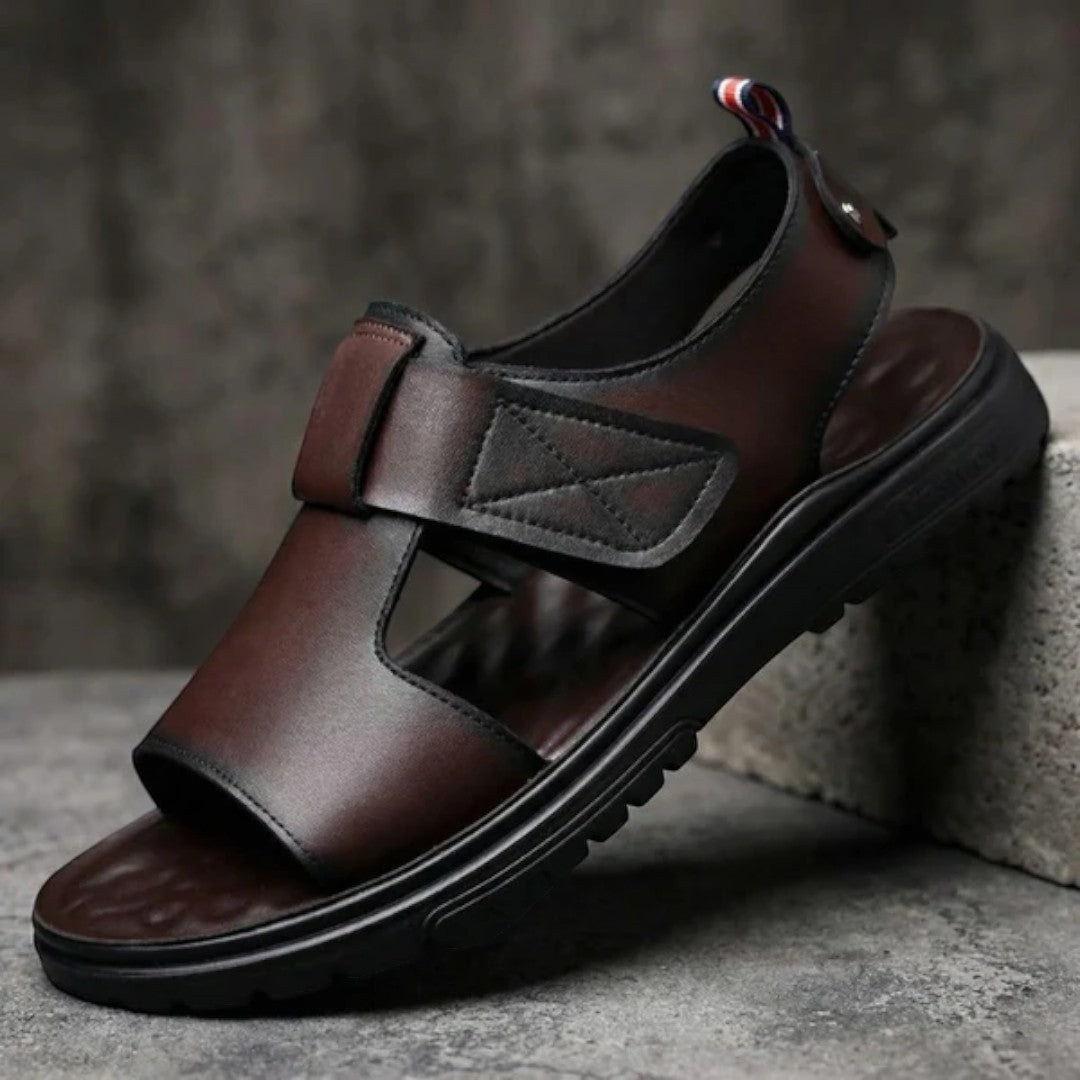 Ravon Strap Panel Open Sandals