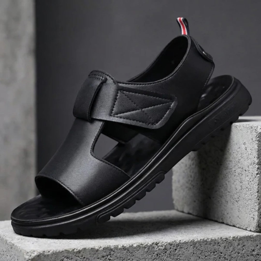 Ravon Strap Panel Open Sandals