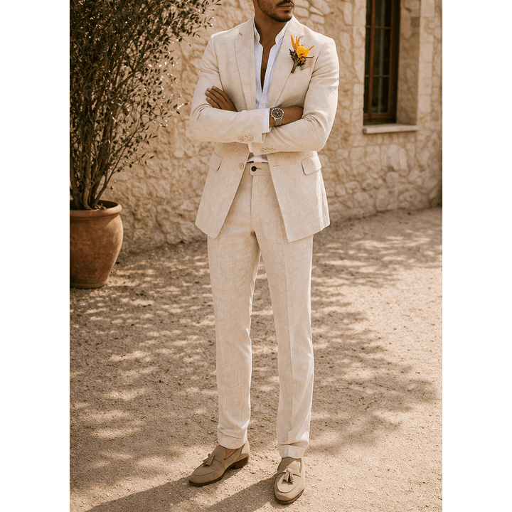Renshaw Two-Piece Linen Summer Suit