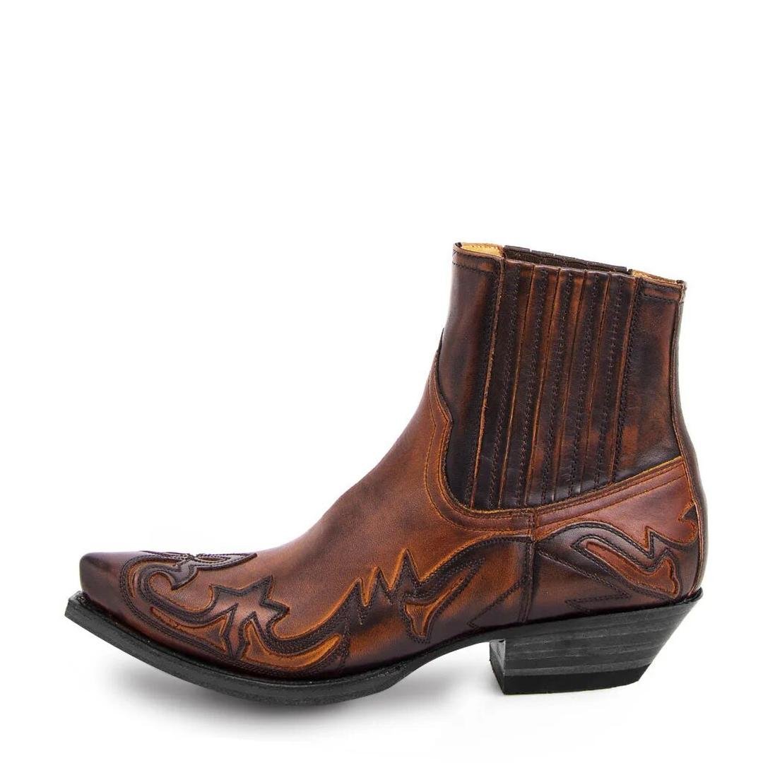 Ridgemont Pointed-Toe Western Chelsea Boots