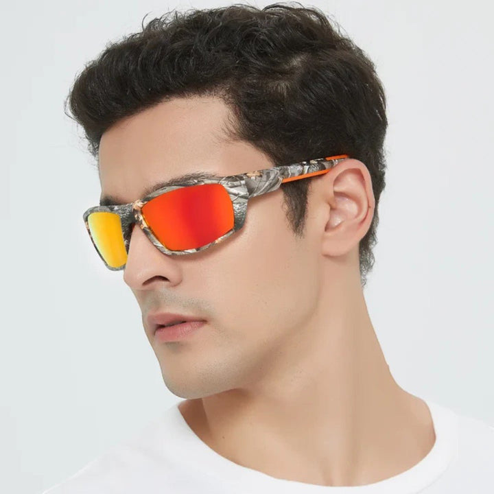 Riven Camo Wraparound Sunglasses