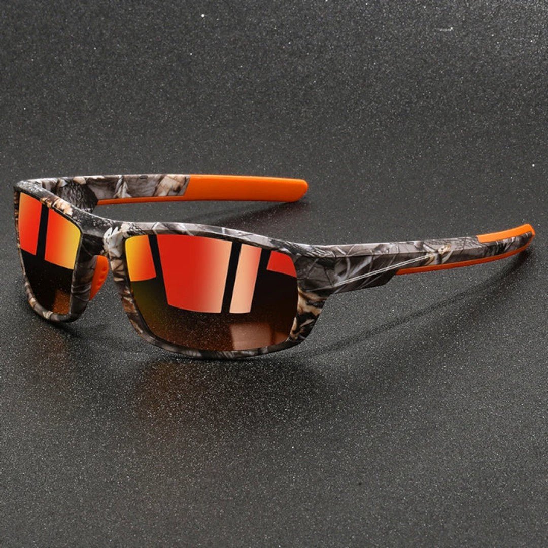 Riven Camo Wraparound Sunglasses