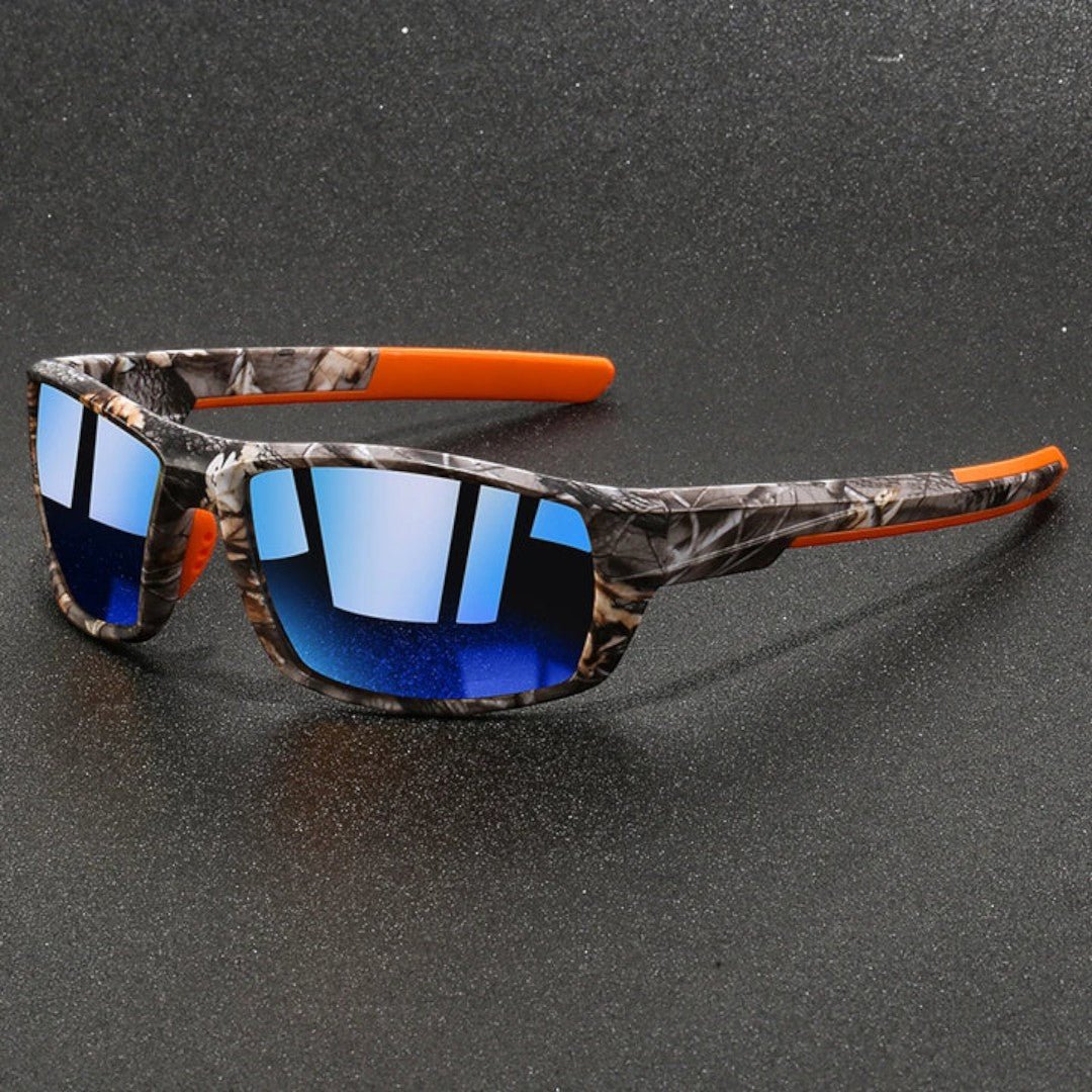 Riven Camo Wraparound Sunglasses
