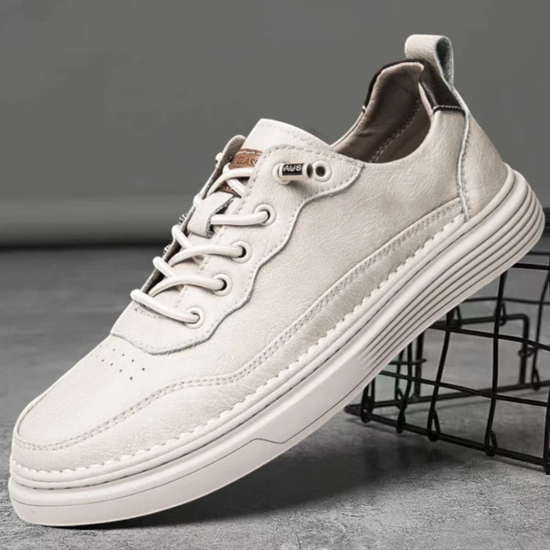Rivon Low-Profile Leather Sneakers