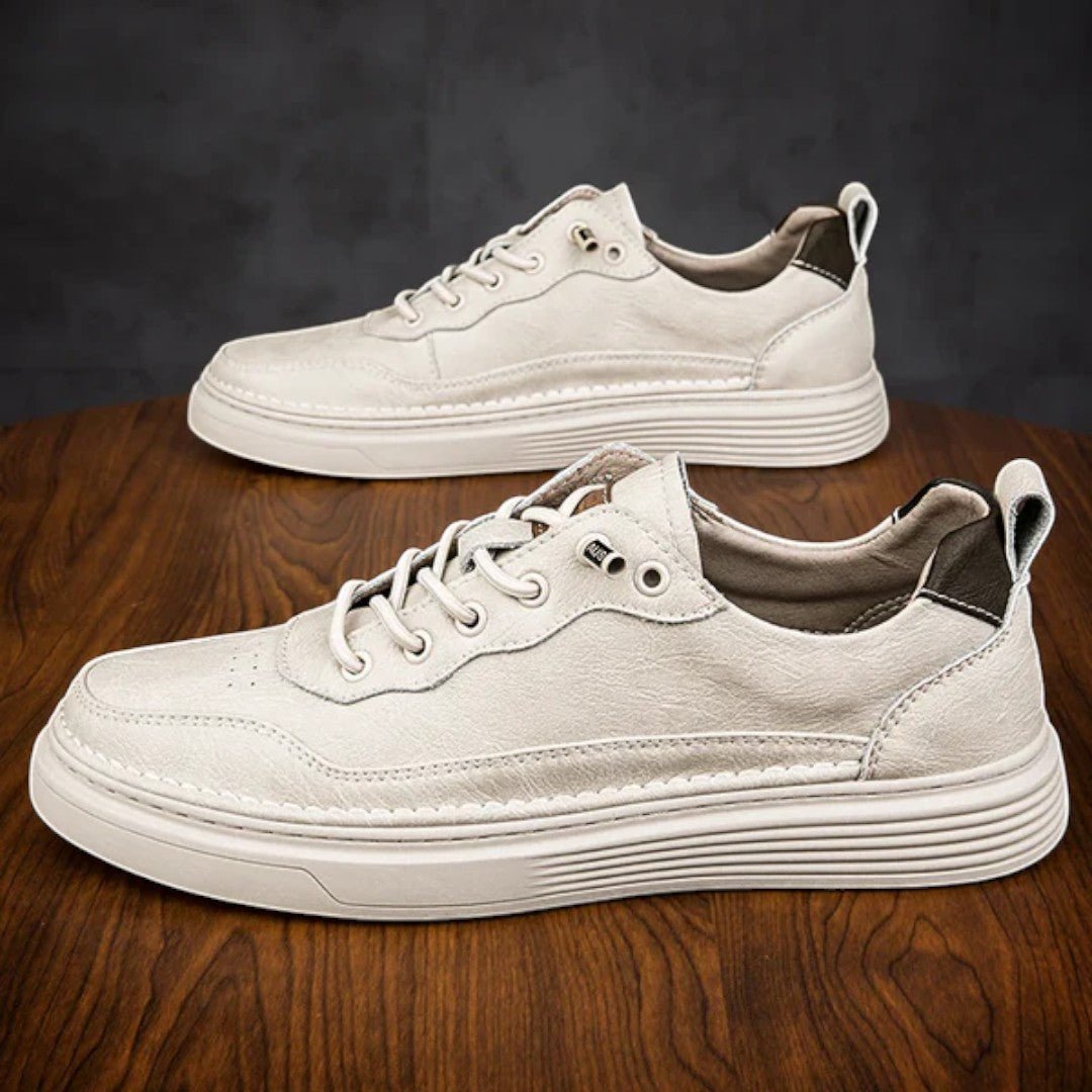 Rivon Low-Profile Leather Sneakers