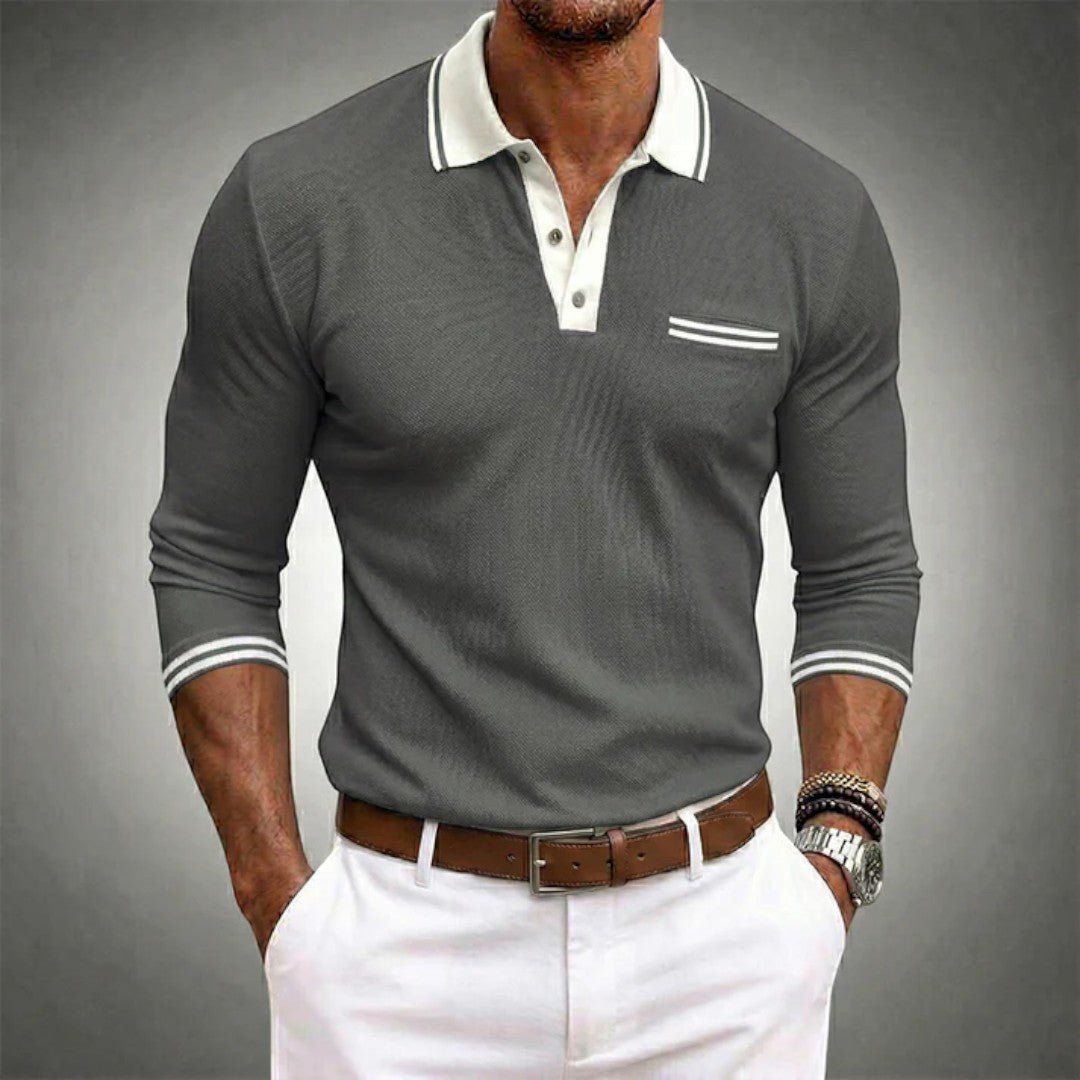 Ronan Long Sleeve Polo Shirt