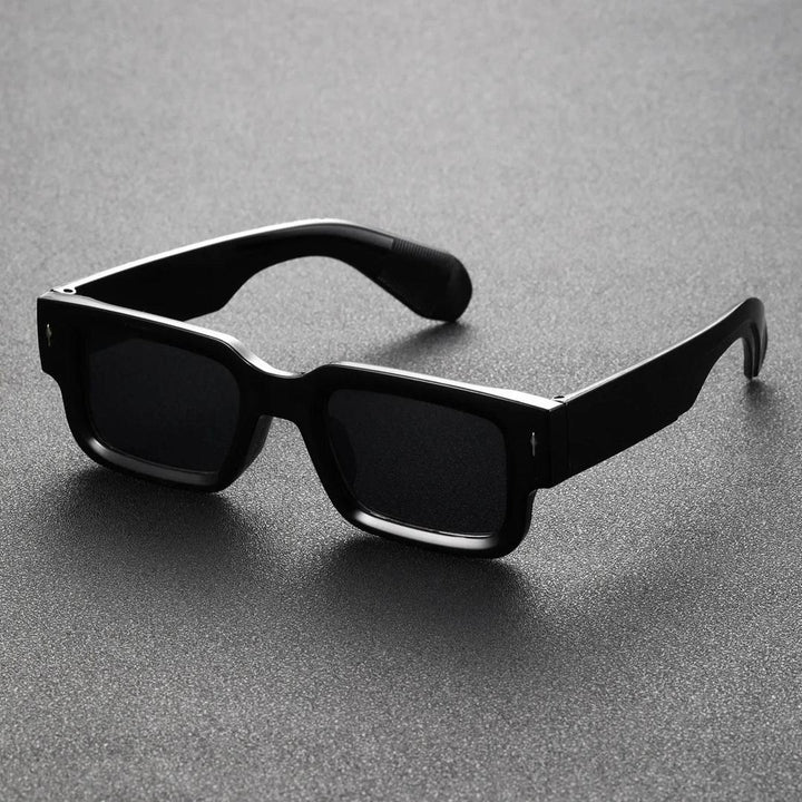 Rutherford Bold-Frame Rectangular Sunglasses