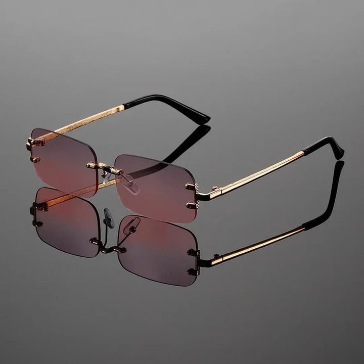 Sinclair Rimless Sunglasses with Metal Frame