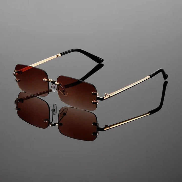 Sinclair Rimless Sunglasses with Metal Frame