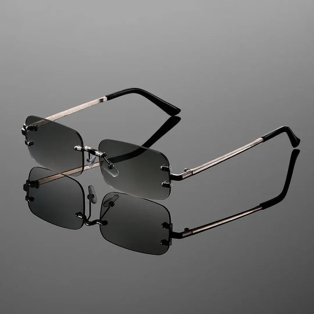 Sinclair Rimless Sunglasses with Metal Frame