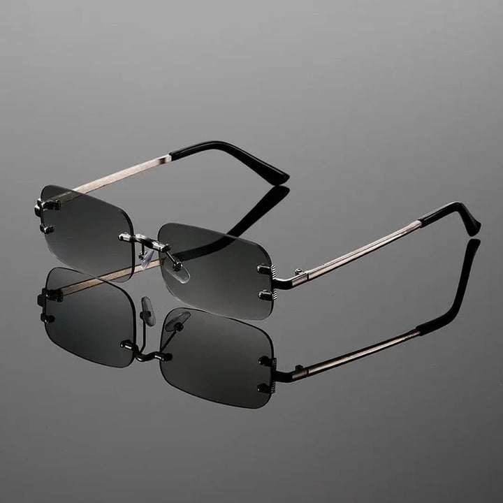 Sinclair Rimless Sunglasses with Metal Frame