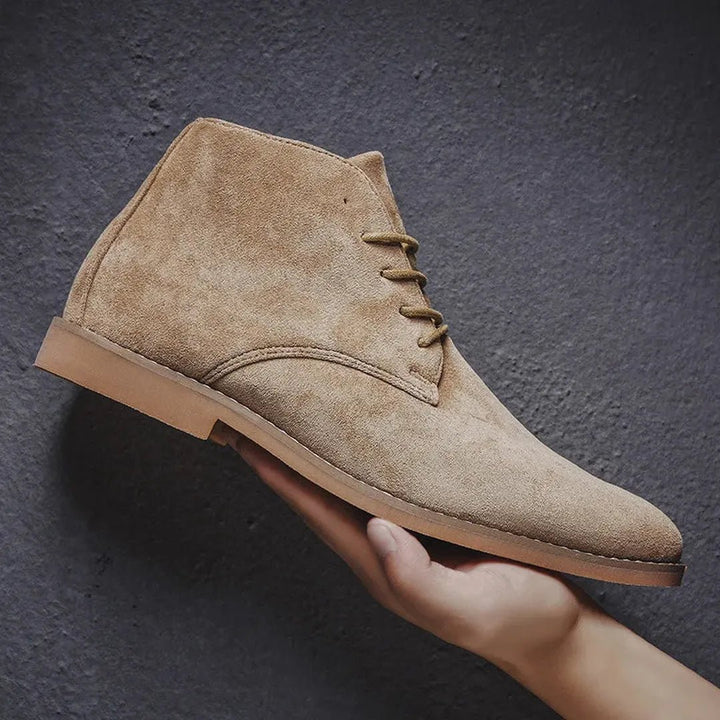 Sutter Suede Lace-Up Chelsea Boots