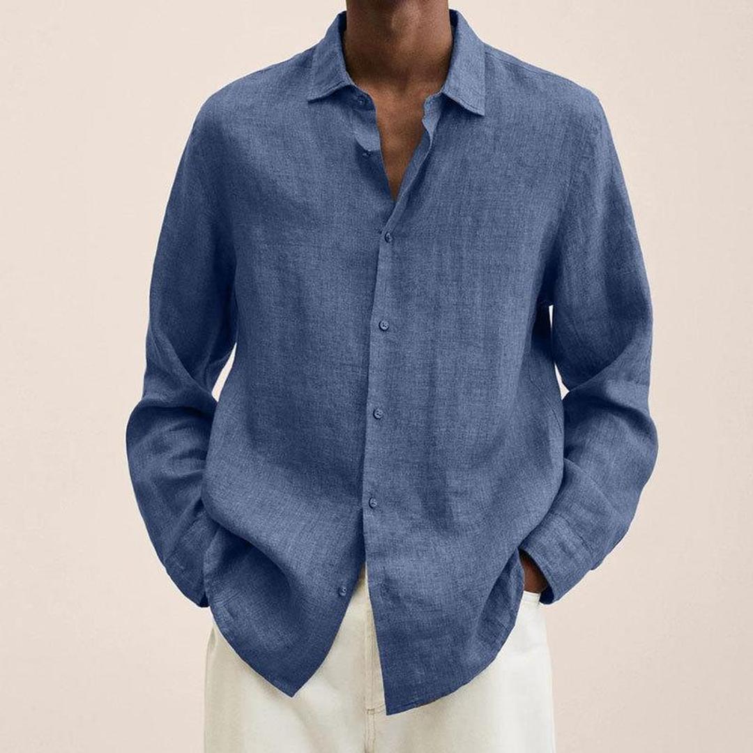 Thornbury Long-Sleeve Linen Shirt