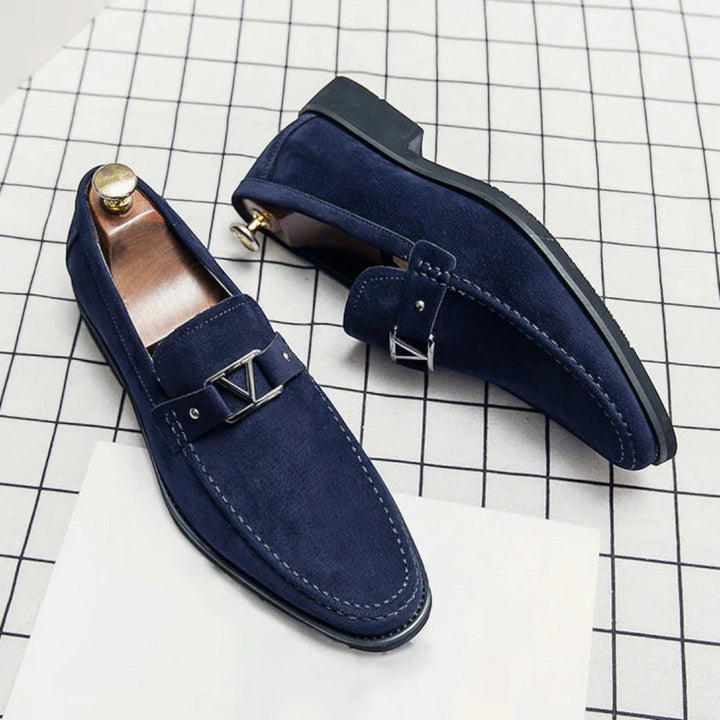 Vance Metal Accent Loafers