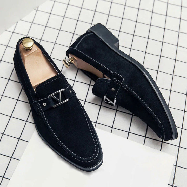 Vance Metal Accent Loafers