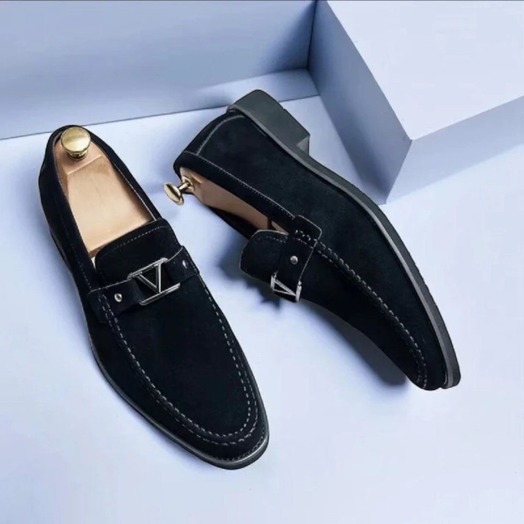 Vance Metal Accent Loafers