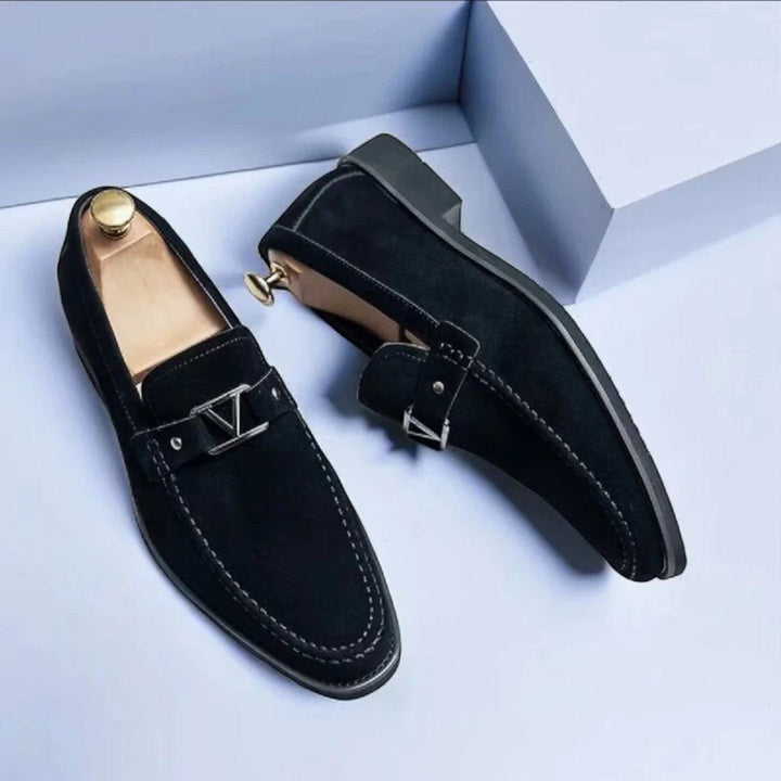 Vance Metal Accent Loafers