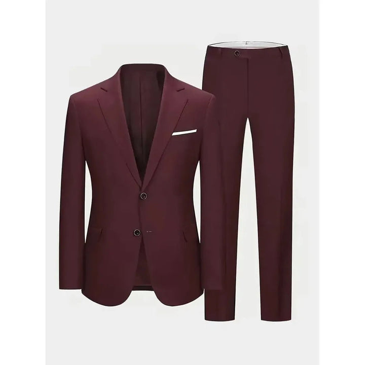 Waverley Two-Piece Slim-Fit Suit with Notch Lapels