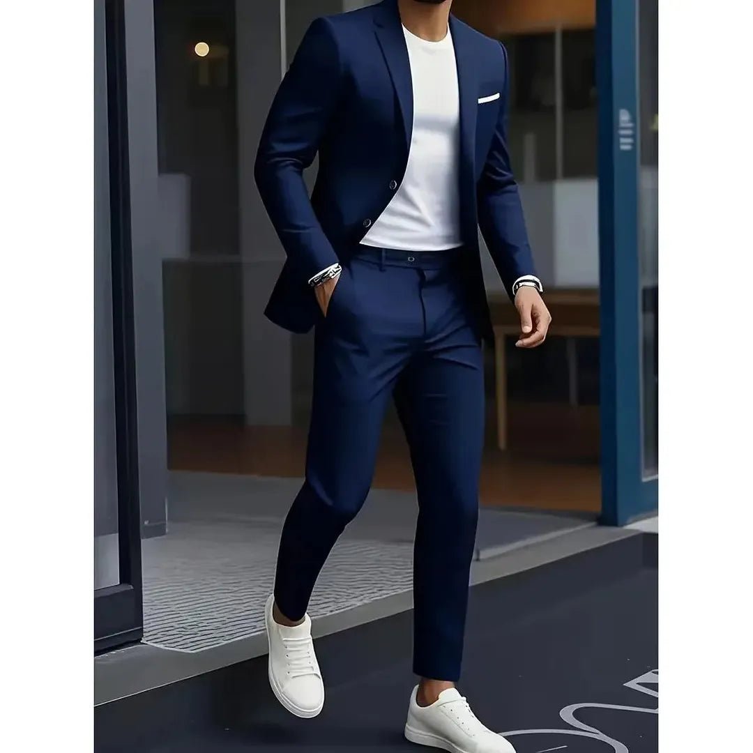 Waverley Two-Piece Slim-Fit Suit with Notch Lapels