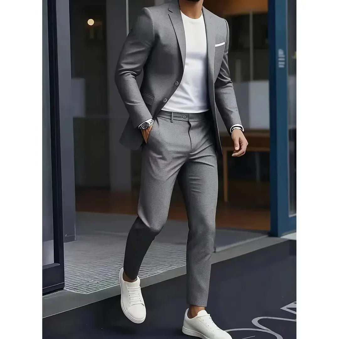 Waverley Two-Piece Slim-Fit Suit with Notch Lapels