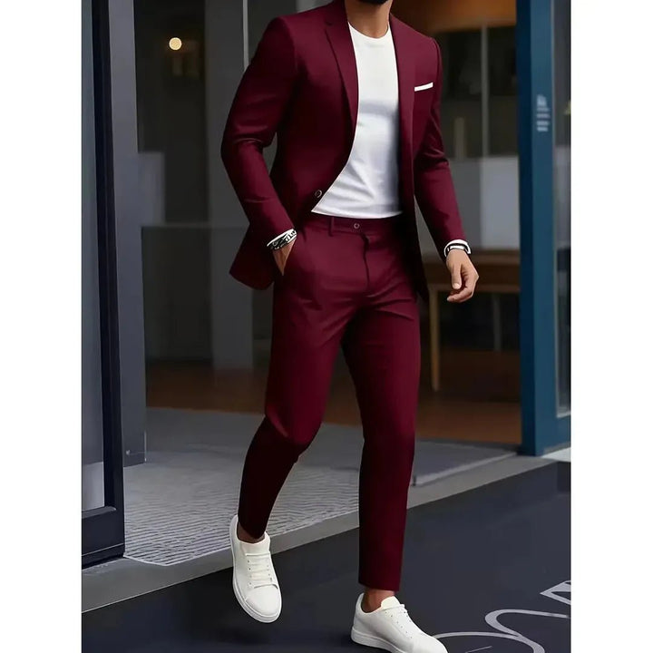 Waverley Two-Piece Slim-Fit Suit with Notch Lapels