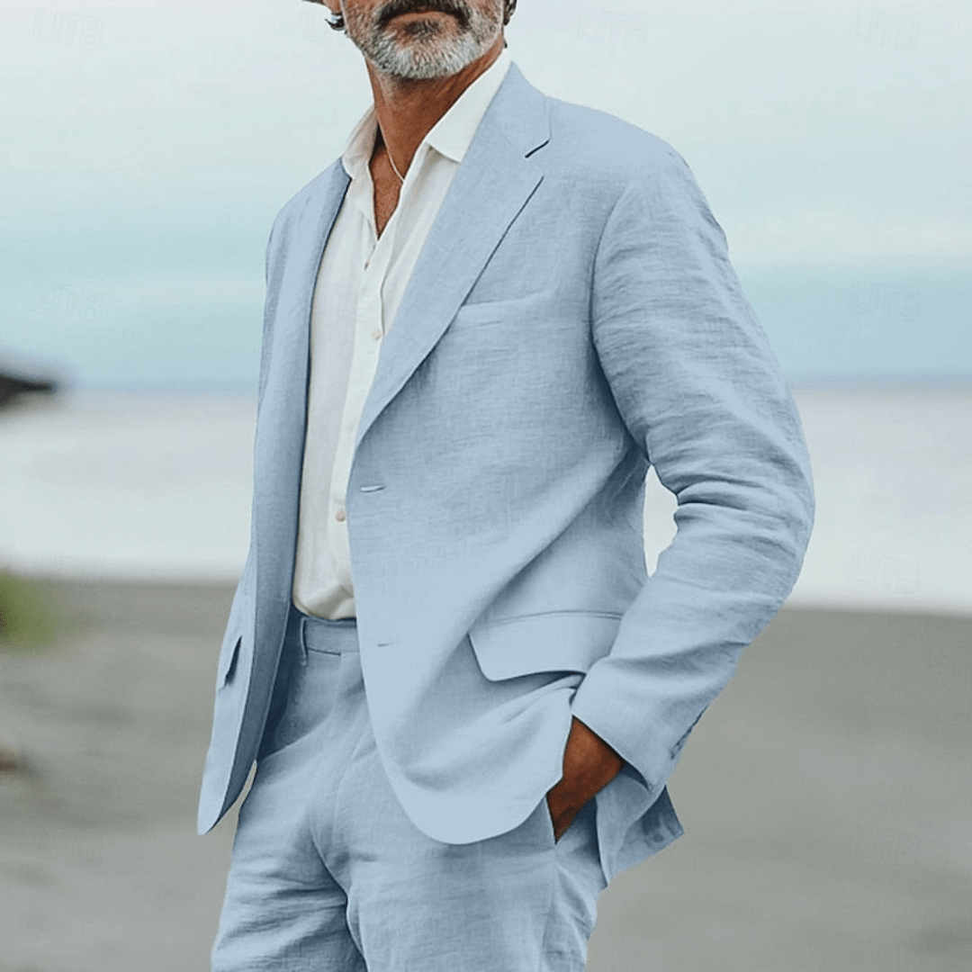 Whitfield Linen Blazer and Trouser Suit