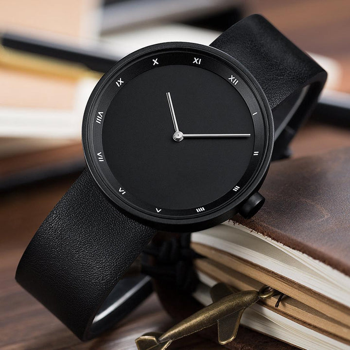 Whitmore Minimalist Watch with Leather Band