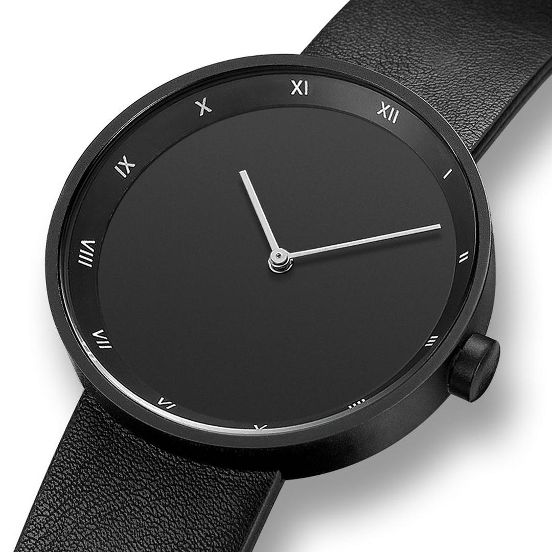 Whitmore Minimalist Watch with Leather Band