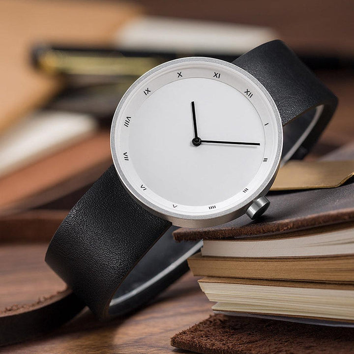 Whitmore Minimalist Watch with Leather Band