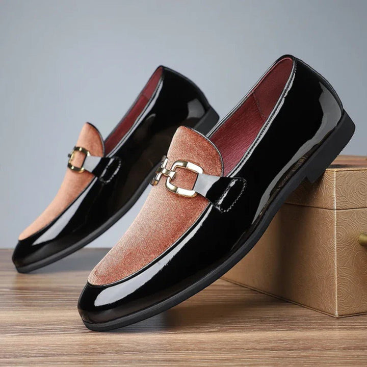 Zerano Horsebit Panel Loafers