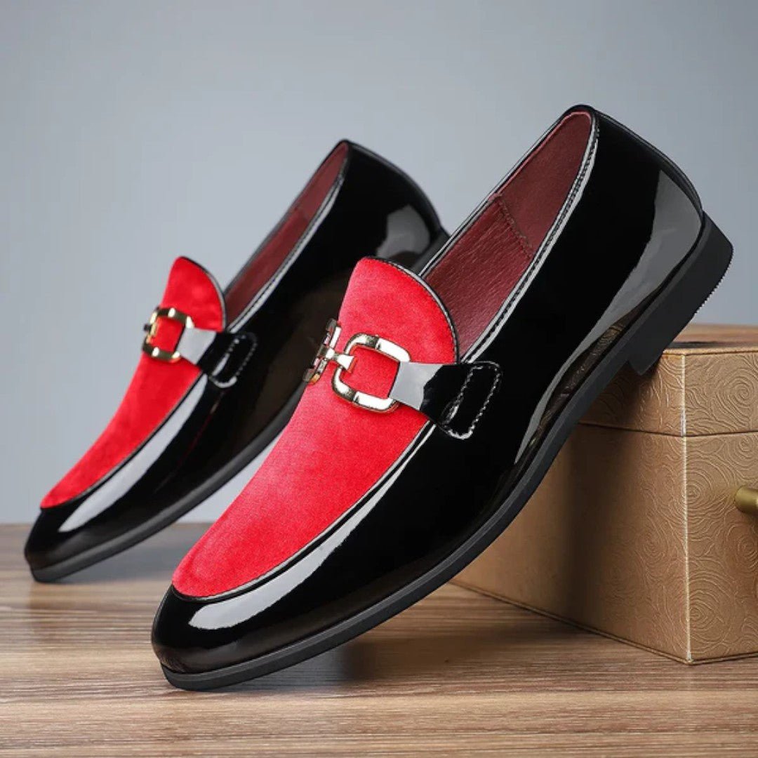 Zerano Horsebit Panel Loafers