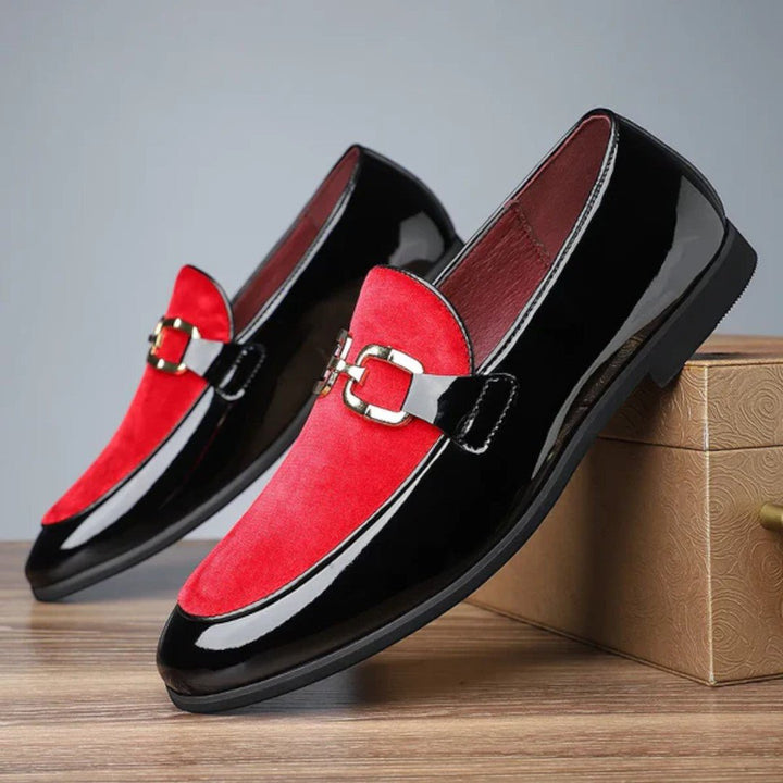 Zerano Horsebit Panel Loafers