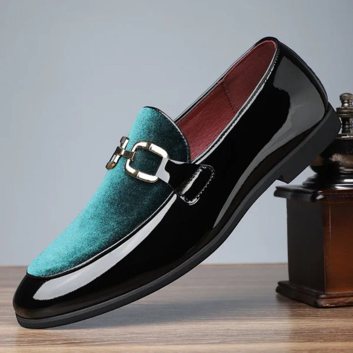 Zerano Horsebit Panel Loafers